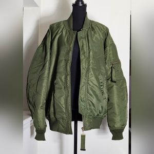 H&M Khaki Bomber Jacket